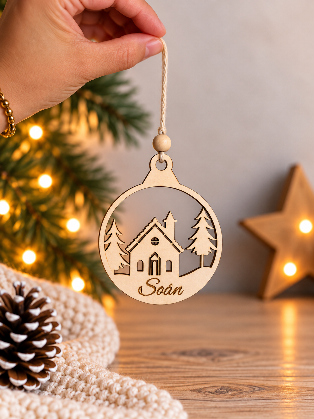 décoration sapin personnalisée