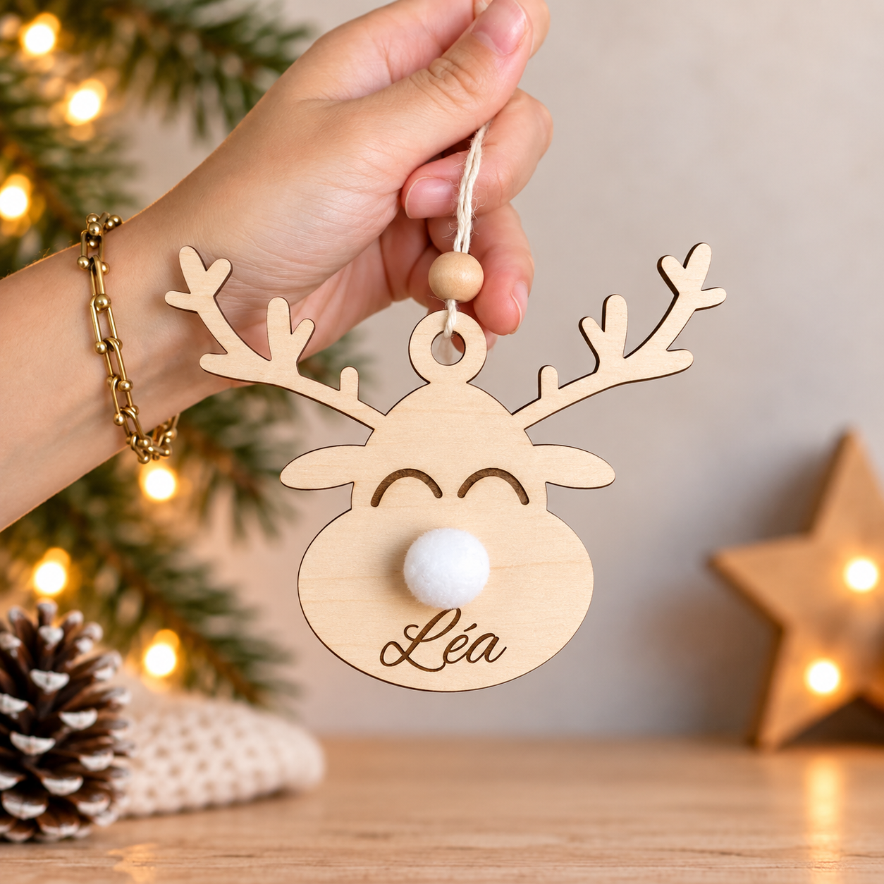 renne de Noël personnalisé