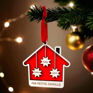 Maison de Noël familiale