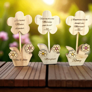 Fleur en pot personnalisée