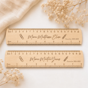règle gravée pour maitre maitresse atsem